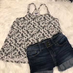 Cute girls shorts and top